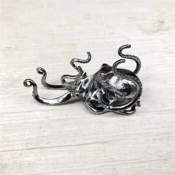 Euaioeiu Adjustable Octopus Phone Stand Holder, Hands-Free Binge Watching, 6.3in Flexible Arms for All Phones, Sturdy Metal Base, Perfect for Bedside Desk Office Viewing Movies