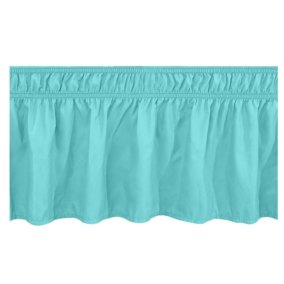 Euaioeiu Bed Skirt Wrap Around Elastic Ruffles with Elastic Belt for Queen Size Bed, Modern Bedroom Decor, Easy Installation Bedding Accessory, Hotel Style Home Makeover, Luxury Master Suite Upgrade