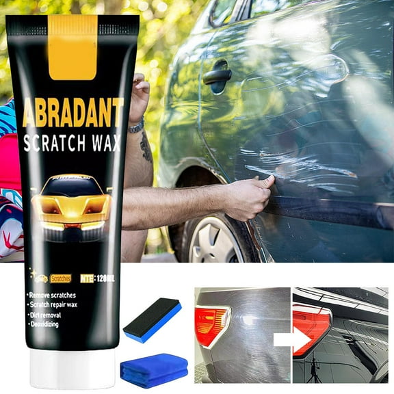 Euaioeiu Car Scratch Remover Polish Kit,Advanced Scratch Repair Compound & Protective Wax,Ultimate Solution for Paint Correction,Swirl Marks Removal, Deep Gloss Finish on Automotive Exterior Surfaces
