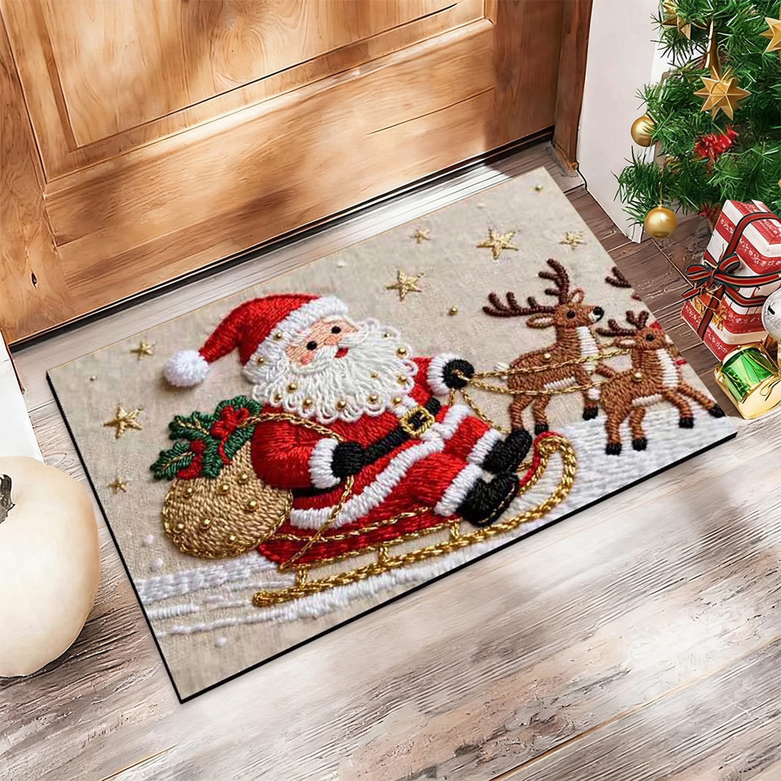 Avanti Linens Winter Snowman Bath Rug - 20" X 30" Plush Bath Mat With Non-Skid Backing, Holiday Decor