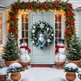 thumbnail image 1 of Euaioeiu Christmas Snowman Door Curtain, Holiday Party Decor, 70.86x35.43in, Fabric Door Hanging for Front Door, Indoor Outdoor Festive Decoration, 1 of 6