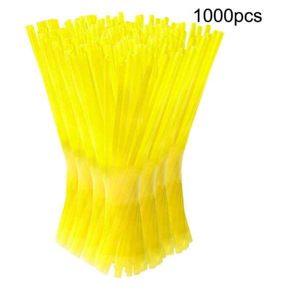 Euaioeiu Colorful Plastic Drinking Straws, Biodegradable Eco-Friendly Reusable Party Supplies, Handmade Craft Decorations for Home Kitchen Restaurant Beverage