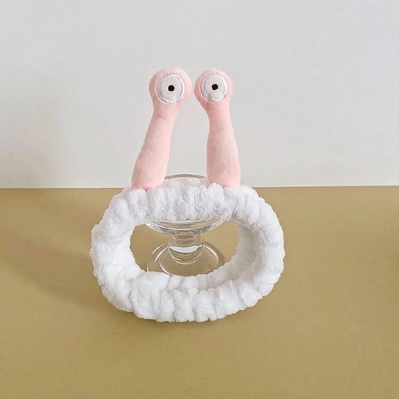 Cute Flannel Headband with Bunny Ears Soft Hair Band for Women Girls, Stretchy Comfy Wide Head Wrap for Yoga, Skincare, Washing Face, Home Spa, Morning Routine, Makeup, and Relaxation