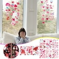 thumbnail image 1 of Euaioeiu DIY Window Stickers 9pcs 8x12in Decorative Glass Clings for Home Party Decor Rose Day Valentine's Day Anniversary Gift, 1 of 9