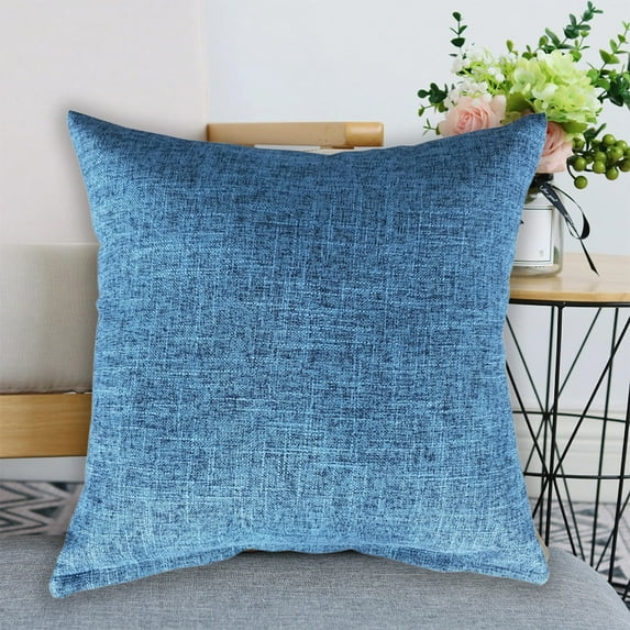 Euaioeiu Decorative Throw Pillow Covers, 15.75x15.75 Inches, Set of 1, Soft Polyester Square Cushion Covers for Sofa, Bed, Living Room, Accent Home Decor in Solid Colors