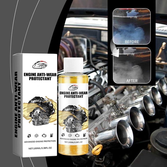 Euaioeiu Engine Wear Protectant Additive High Performance Friction Reducer Oil Treatment for Older Vehicles & Daily Commuting Smooth Ride Restoration