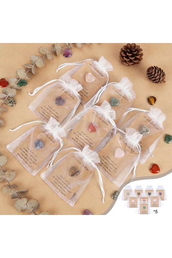 Heart Shaped Crystal Keychain Gift Set with Greeting Card for Women, Birthday, Valentine's Day, Anniversary, Christmas, Party Favors, Thank You Gifts, Bulk Wholesale Jewelry