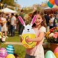 thumbnail image 1 of Euaioeiu Inflatable Easter Eggs Decorations for Yard, Large 16x8 Inch Outdoor Party Supplies, Colorful PVC Easter Bunny Egg Toys, Spring Festival Garden Holiday Decoration, 1 of 6