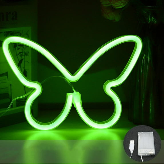 Euaioeiu LED Neon Sign Wall Decor with Remote Control, USB Powered Bedroom Light for Girls Room, Dorm, Party, Wedding, Birthday, Christmas Gift