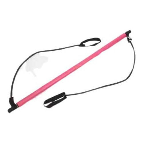 Euaioeiu Multifunctional Pilates Bar Fitness Stick with Resistance Bands for Home Workouts Yoga Core Training Full Body Exercise Portable Gym Equipment