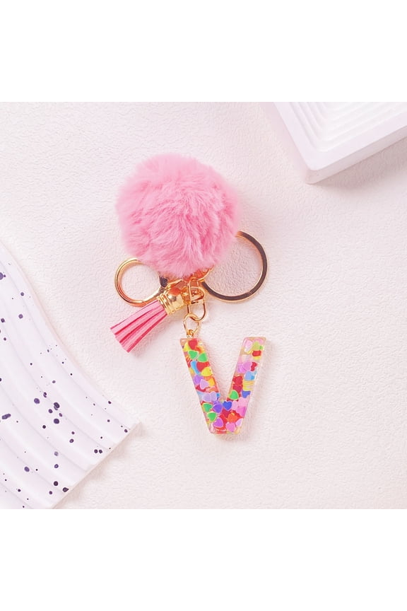 Personalized Initial Letter Keychain Pendant, Custom Alphabet Charms for Women Men, Engraved Leather Travel Bag Tag Gift for Birthday Anniversary Graduation Party Friendship