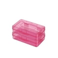 thumbnail image 1 of Euaioeiu Plastic Pencil Box with Snap Lid, Large Capacity Clear Storage Organizer, Stackable and Durable Design for Office, Home, and Art Studio Supplies, 1 of 2