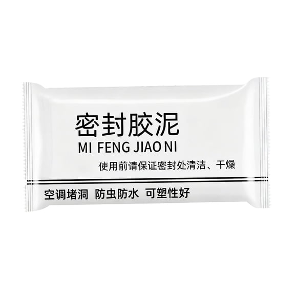 Euaioeiu Wall Hole Repair Mud Sealant, Air Conditioner Duct Gap Filler, Waterproof Flexible White Putty for Home Interior Wall Cracks, Pipe Penetration Sealing and DIY Renovation Projects