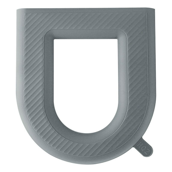Euaioeiu Waterproof Soft Toilet Seat Cover, Non-Slip Bathroom Cushion, U-Shaped Heated Seat Pad for Home, Elderly & Winter Comfort, Washable Commode Cushion for Modern Bath