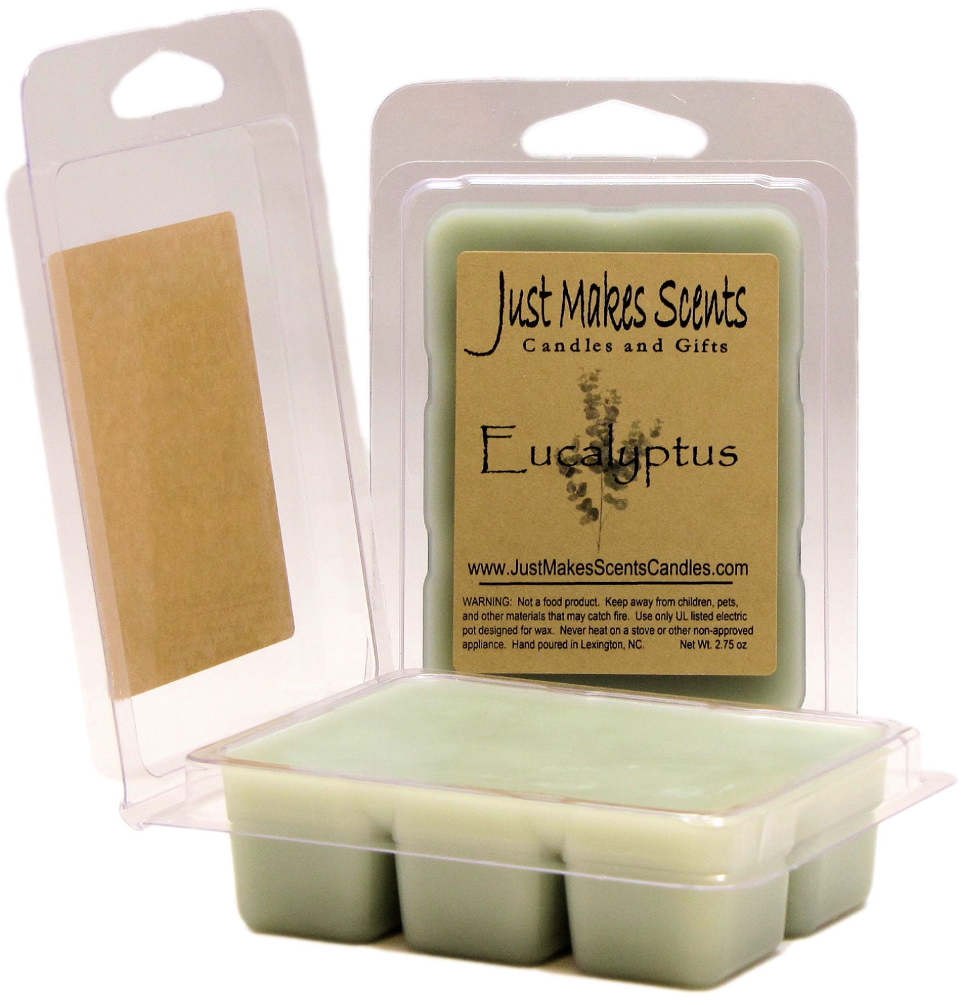 Hosley Set of 6 Tropical Fusion Wax Cubes- 2.5 oz. Hand poured Wax Infused  with Essential Oils 
