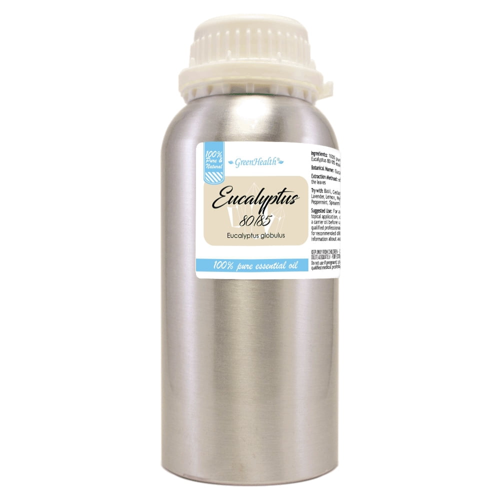 Eucalyptus 80/85 Essential Oil 16 fl oz Aluminum Bottle w/ Cap