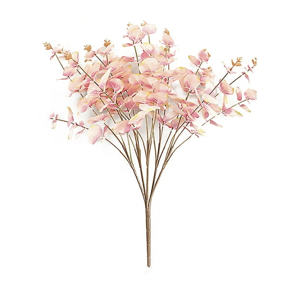 Eucalyptus Branches Decorations Fake Fall Flowers 47cm Elegant Warm Colors Artificial Greenery Lysimachia Plant