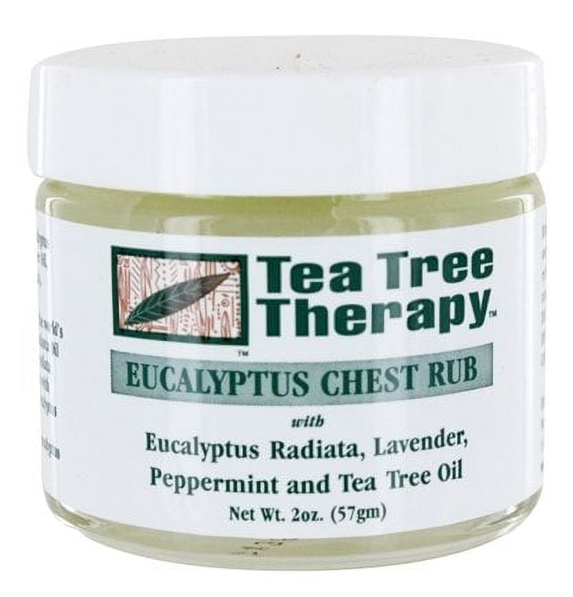 Eucalyptus Chest Rub - 2 oz. by Tea Tree Therapy (pack of 4)
