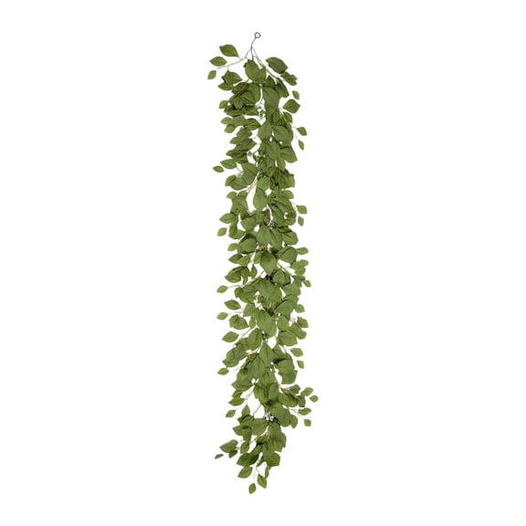 Christmas Vine Garland 6.5FT - Realistic Eucalyptus & Ivy Leaves,Festive Home Decor for Holiday Season