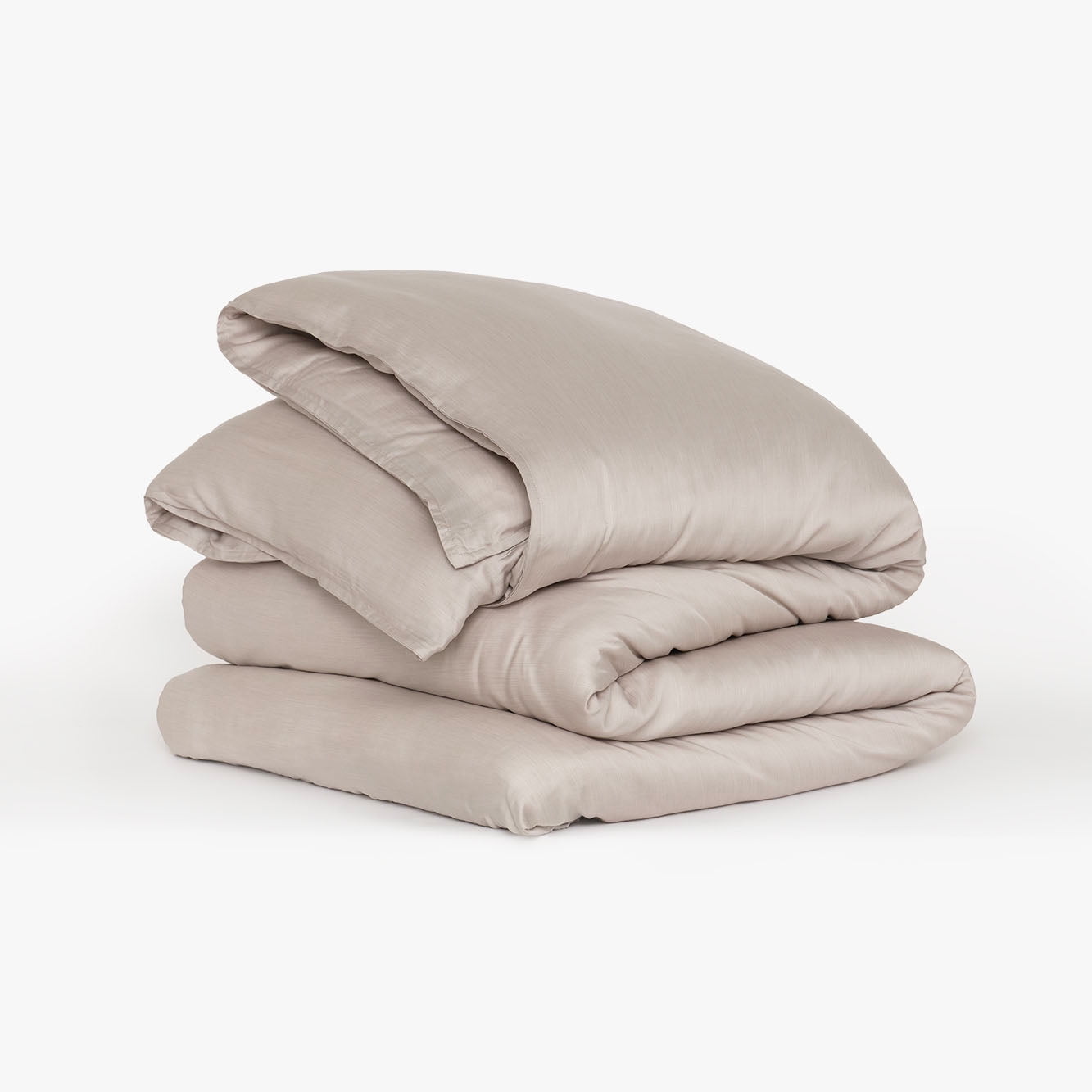 Full/Queen Dark Gray Eucalyptus Lyocell Duvet Cover