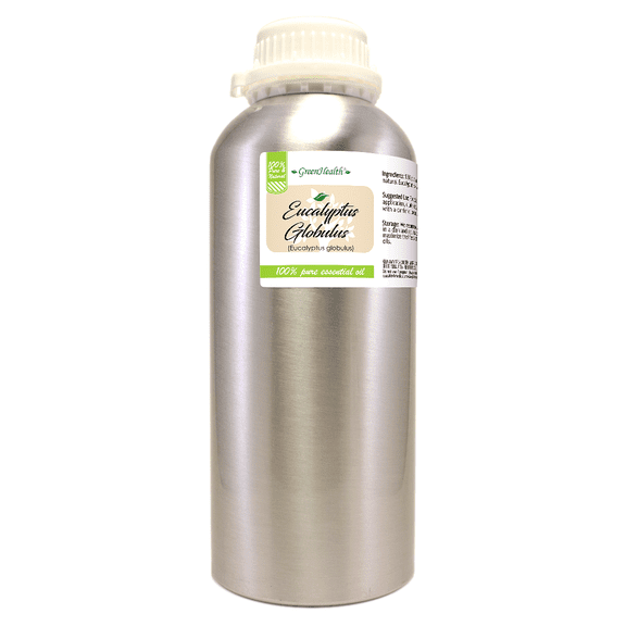 GreenHealth 100% Pure Eucalyptus Essential Oil 32 fl oz (946 ml) Aluminum Bottle