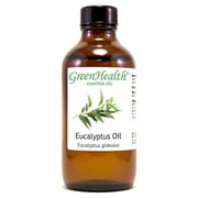 Eucalyptus Essential Oil - 4 fl oz (118 ml) Glass Bottle w/ Cap - 100% Pure Essential Oil by GreenHealth