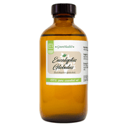 Eucalyptus Essential Oil - 8 fl oz 237 ml Glass Bottle w/ Cap - 100% Pure Essential Oil by GreenHealth