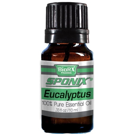 Eucalyptus Essential Oil Aromatherapy 10 ml (0.33 oz) - Made with 100% Pure Therapeutic Grade Essential Oils 10 ml by Sponix