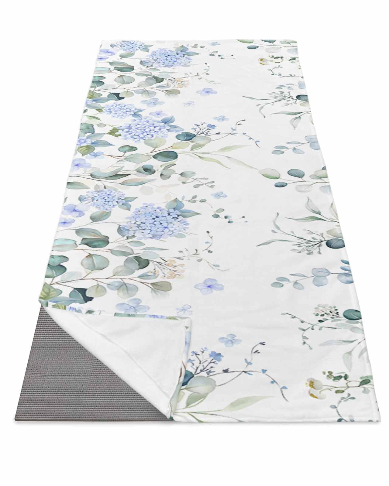 Eucalyptus Flower Yoga Towel for Hot Yoga Non Slip, Sage Green Leaf ...