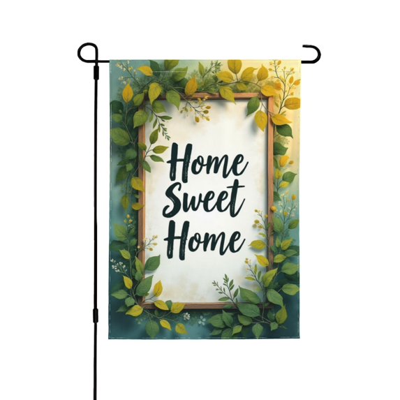 Eucalyptus Garden Flag 12.5x18 Inch Double Sided For Outside Small Burlap Spring Seasonal Home Sweet Home Yard Flag 1 Flag