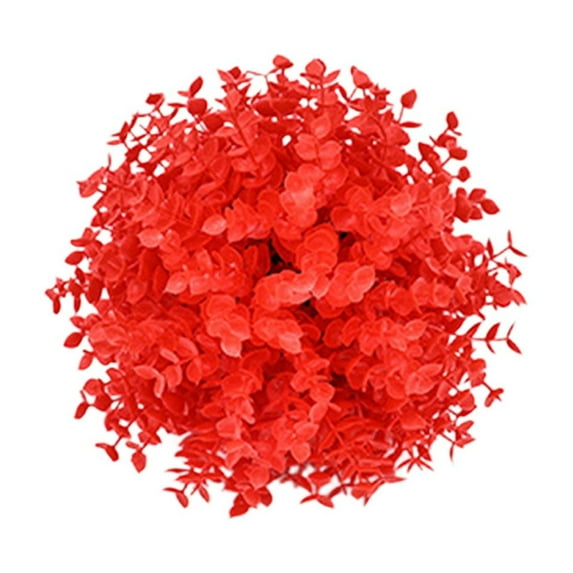 Eucalyptus Grass Ball - Artificial Boxwood Topiary Plants for Outdoor Walkways Boxwood Lifelike Plants Clean Look Artificial