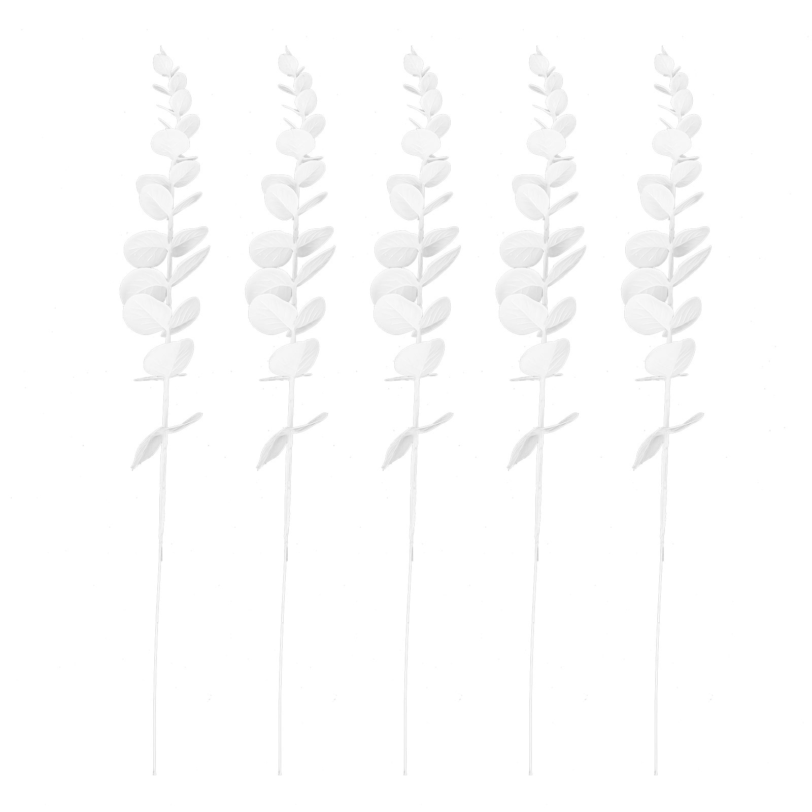 Eucalyptus Greenery Stems Leaves Branches Decor Fake Foliage Bushes