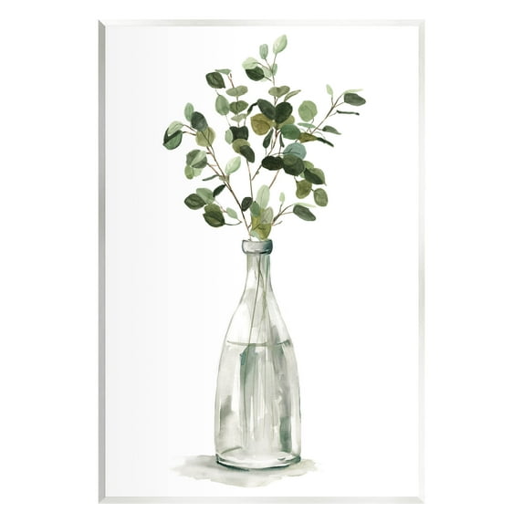 Eucalyptus Herbs Bottle Vase Botanical & Floral Graphic Art Unframed Art Print Wall Art