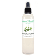 Eucalyptus Hydrosol - 8 fl oz - Clear Plastic Bottle w/ Black Spray Cap