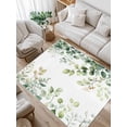 thumbnail image 1 of Eucalyptus Leaf Area Rug for Bedroom 4x6 Ft Green Plant Farm Country Super Soft fuzzy Throw Rug Non-Slip Fluffy Plush Indoor Floor Carpet for Living Room Nursery Home Decor, 1 of 8