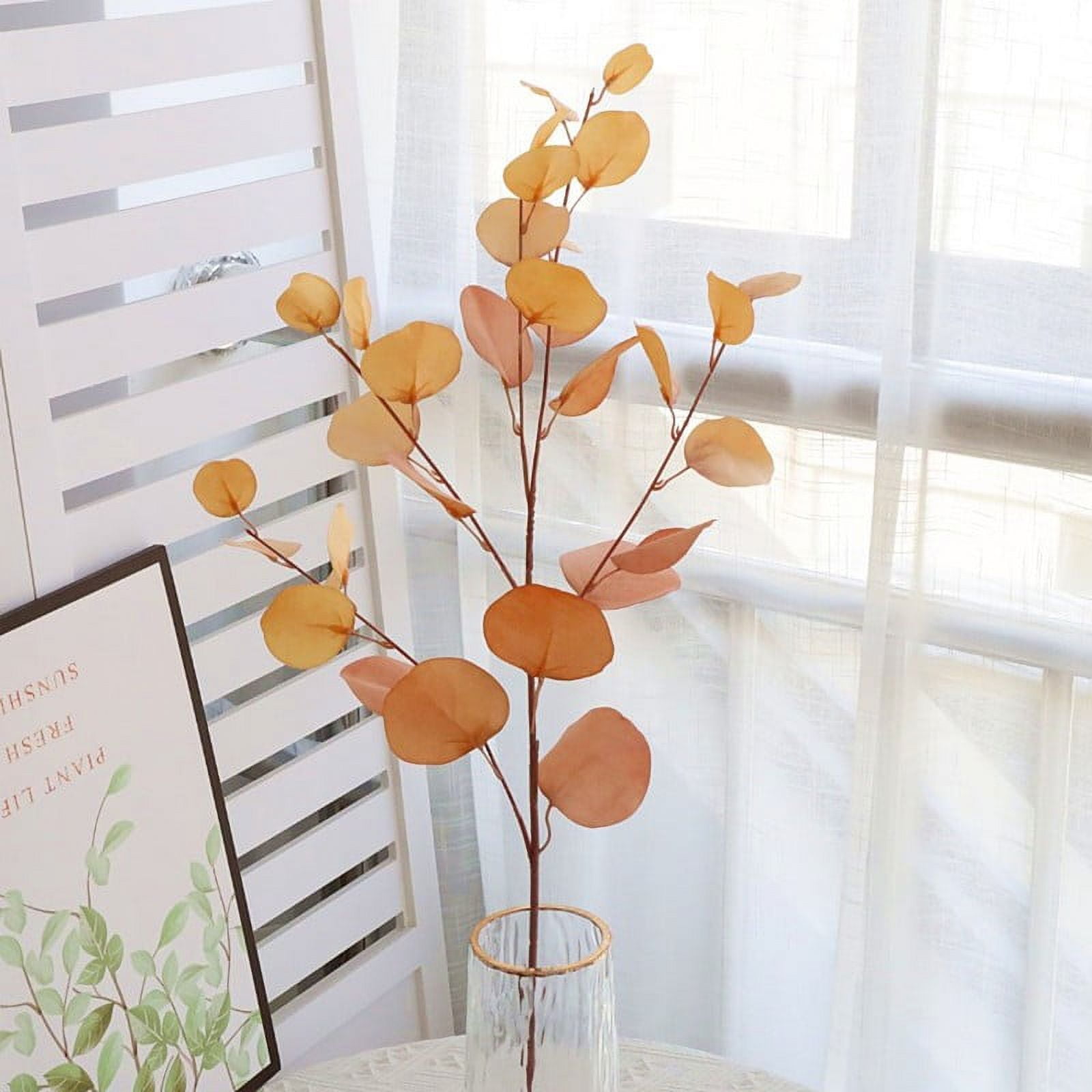 Eucalyptus Leaf Artificial Plants Wall MoneyFake Flowers Arrangement