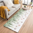 thumbnail image 1 of Eucalyptus Leaf Kitchen Runner Rug 2x6 Washable Runners for Hallway Non Slip Coastal Beach Starfish Nautical Ocean Large Area Rug Indoor Floor Carpet for Bathroom Laundry Entryway Bedroom Living Room, 1 of 8