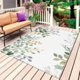 thumbnail image 1 of Eucalyptus Leaf Outdoor Rug for Patio/Deck/Porch, Non-Slip Large Area Rug 4 x 6 Ft, Sage Green Botanical Floral Spring Indoor Outdoor Rugs Washable Area Rugs, Reversible Camping Rug Carpet Runner, 1 of 8