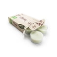 thumbnail image 1 of Eucalyptus Leaf Tealight Candles - Highly Scented with Essential & Natural Oils - 6 Green Premium Scented Tea Lights - Essential & Natural Oils - Shortie's Candle Company, 1 of 6