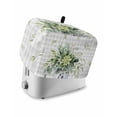 thumbnail image 1 of Eucalyptus Leaf Toaster Cover 2 Slice, Small Kitchen Appliance Covers, Green Plants Farmhouse Grey Plaid Country Toaster Oven Cover with Loop, Bread Machine Cover Polyester Dust Cover Protection, 1 of 4