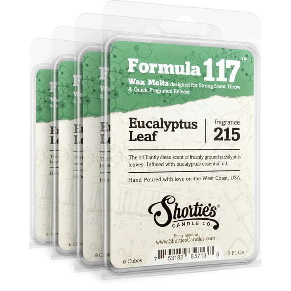 Eucalyptus Leaf Wax Melts Bulk Pack - Highly Scented + Essential & Natural Oils - Shortie's Candle Company