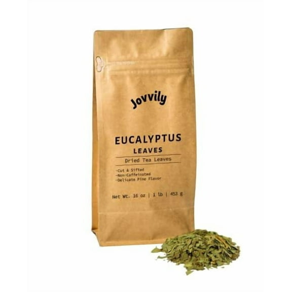 Jovvily Eucalyptus Leaves - 1lb - Dried - Cut & Sifted - Herbal Tea