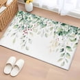 thumbnail image 1 of Eucalyptus Leaves Area Rugs 2x3 for Living Room, Spring Botanical Pastoral Watercolor Non Slip Washable Rug Runner, Low Pile Indoor Floor Carpet Mat Bathroom Rugs for Bedroom, Kids Room, 1 of 9