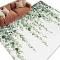thumbnail image 1 of Eucalyptus Leaves Area&nbsp;Rug 8x10ft Green Gradient Leaf Non-Slip&nbsp;Washable Square&nbsp;Rugs Soft Felt Indoor Floor Mat for Bedroom Kitchen Living Room Bathroom, 1 of 9