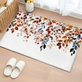 thumbnail image 1 of Eucalyptus Leaves Bathroom Rug Washable 2x3 Entryway Rug Non Slip Farmhouse Summer Botanical Weeping Front Door Mat Low Pile Indoor Doormat Throw Floor Carpet for Kitchen Bedroom Entrance, 1 of 8