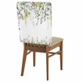 thumbnail image 1 of Eucalyptus Leaves Chair Covers Set of 6 Green Leaf Spring Plant Farm Country Style Chair Back Covers Stretch Removable Washable Slipcovers Protector for Dining Room Kitchen Party Decor, 1 of 9