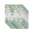thumbnail image 1 of Eucalyptus Leaves Cloth Napkins Set of 8 Reusable Dinner Napkins, Summer Botanical Cocktail Napkin Washable Table Napkins for Wedding/Holiday Party/Baby Shower 20"x20", 1 of 7