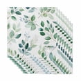 thumbnail image 1 of Eucalyptus Leaves Cloth Napkins, Spring Botanical Pastoral Green Washable and Reusable Dinner Napkins Set of 8, Table Napkin for Kitchen Party Birthday Wedding Hotel Housewarming 20"x20", 1 of 8