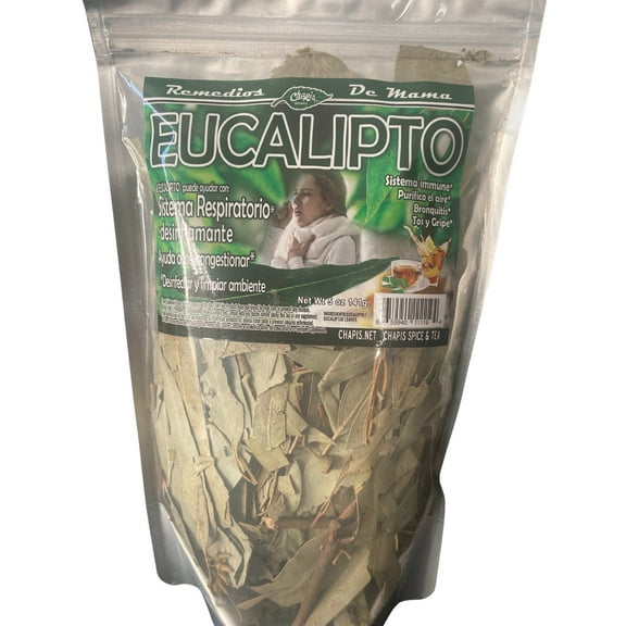 Eucalyptus Leaves, Dried Leaves, Hojas de Eucalipto, Eucalyptus leaves tea, Dried Hojas de Eucalipto, Natural Eucalyptus Leaves tea( 5 oz./ 141 g)