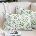 thumbnail image 1 of Eucalyptus Leaves Pillow Covers 24"x36", Sage Green Watercolor Farmhouse Soft Brushed Microfiber Breathable Throw Pillow Covers, Pillowcase with Zipper for Couch Sofa Bedroom Living Room, 1 of 9